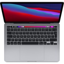 Apple MacBook Pro M1 Çip 8GB 256GB SSD macOS 13" QHD Taşınabilir Bilgisayar Uzay Grisi MYD82TU/A