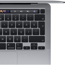 Apple MacBook Pro M1 Çip 8GB 256GB SSD macOS 13" QHD Taşınabilir Bilgisayar Uzay Grisi MYD82TU/A