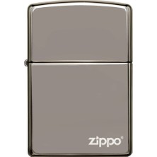 Zippo Çakmak Parlak Black Ice Benzin Taş  Set DU10-150ZL