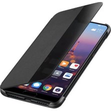 Smart Tech Huawei Y7 2018 Yarım Cam Kapaklı Kılıf