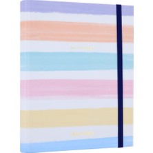 Victoria's Journals Stripes 2021 Süresiz Ajanda - Planlayıcı 17 x 24 cm