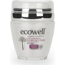 Ecowell Organik Ultra Nemlendirici Eco Bio Yüz Bakım Kremi (50 Ml) (Diamond Serisi)