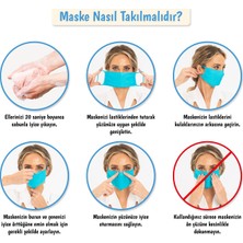 Superior Masqe 2 Katlı Cepli Yıkanabilir Antibakteriyel Maske 3 Adet Siyah
