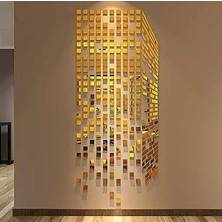 Dekor Sü Mozaik Aynalı Pleksi Gold 300 Adet
