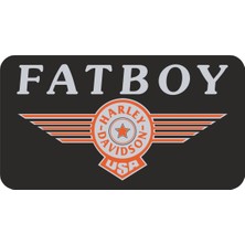 Sticker Fabrikası Harley Davidson Fatboy Sticker 00319