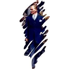 Sticker Fabrikası Mustafa Kemal Atatürk Büyük Türk Başbuğ Türkiye Sticker 00322
