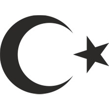 Sticker Fabrikası Türk Bayrağı Ay Yıldız 00323