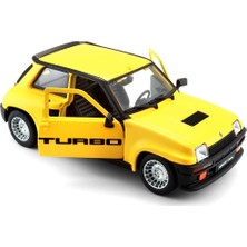 Bburago Renault 5 Turbo Sarı 1:24 Model Araba