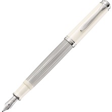Pelikan M405 Souveran 815475 Special Edition Dolma Kalem Silver-White M Uç