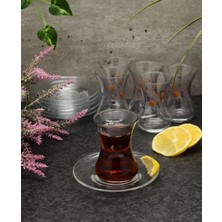 Paşabahçe 96598 Purple Party Çay Seti 12 Parça