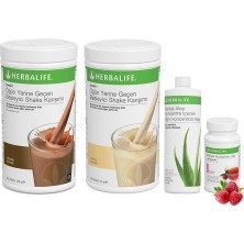 Herbalife Shake Karışımı 1 Vanilya 1 Çikolata Aloe Vera 1 Ahududu Çay