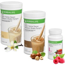 Herbalife Shake Vanilya 1  Fındık 1 - Herbalife Çay Ahududu