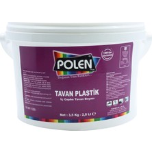 Polen Boya Tavan Plastik (İç Cephe Tavan Boyası) 3.5 kg Beyaz