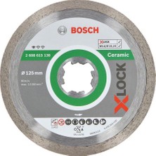 Bosch - X-Lock - Standard Seri Seramik Için Elmas Kesme Diski 125 mm