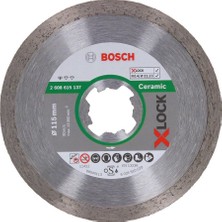 Bosch - X-Lock - Standard Seri Seramik Için Elmas Kesme Diski 115 mm