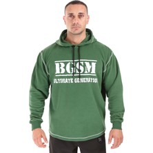 Erkek Kapşonlu Kışlık Sweatshirt Rahat Kesim Big Sam 4729