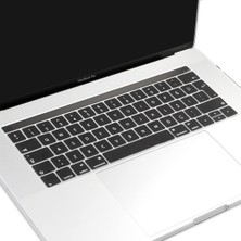 Kızılkaya Apple Yeni Macbook A1706 A1989 13 Inç A1707 A1990 Inç 15 Toucbarlı Q Klavye Koruyucu Kapağı Silikonlu Kılıf Türkçe Baskı