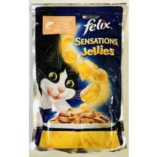 Felix Sensatıons Somonlu & Karidesli Yaş Kedi Maması 100 gr x 20 Adet