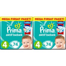 Prima Mega Fırsat Paketi 4 Beden 2 x 74'lü