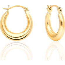 Milet Kuyumculuk Bombe Halka Küpe