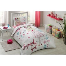 Özdilek Romantıc Girl Kapıtone Set Tek Kişilik Nevresim Takımı