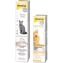 Gimcat Derma Paste 50 gr + 20 gr Multivitamin Kedi Macunu