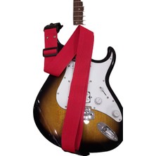 Alice Gitar Askı Kayışı - Kırmızı