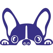Araba Oto Bagajdan Bakan Köpek Göz Sticker 00429