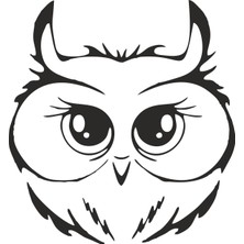 Baykuş Sticker 00427