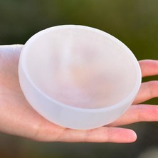 Taş Sandığı Selenit Taşı Çanak - 10 cm
