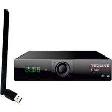 Redline G140 Full Hd Uydu Alıcısı Çanaksız Uydu Alıcı + Wifi Alıcı