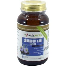 Adavital Çörek Otu Kapsül 60'lı Bitkisel Karışımlı 550 Mg