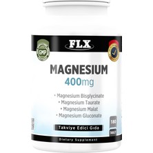 FLX Magnezyum Magnesium Elementleri Complex 400 Mg 180 Tablet