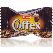 Elvan Coffex Kahveli Şeker 1000 gr Silindir