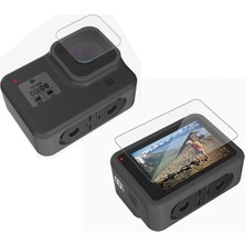 Ally Gor AL-32776 Gopro Hero 8 2 In1 Darbe Emici Ekran Koruyucu 2 Set