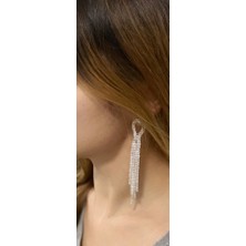 Yağmur Aksesuar ve Takı Dünyası Kristal Taşlı Küpe
