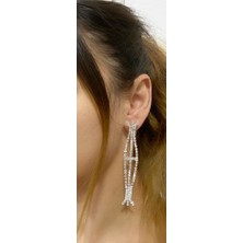 Yağmur Aksesuar ve Takı Dünyası Kristal Taşlı Küpe