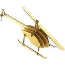 Alsa 3D Ahşap Maket Helikopter