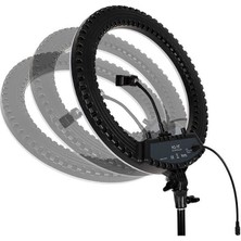 Renksan Ring Light LED 5500 Kw 18 Inch Makyaj Çekimleri Makeup Çekimleri Sac Çekimleri stand