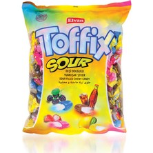 Elvan Toffix Sour Mix Şeker 1000 gr