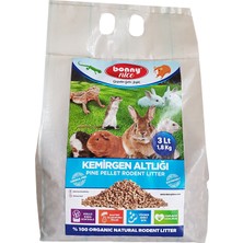 Bonny Nice Organik Çam Pelet Tavşan Altlığı 1.8 kg 3 L x 4 Paket