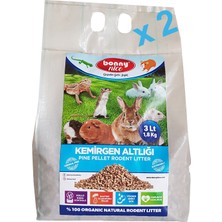 Bonny Nice Doğal Çam Pelet Tavşan Kafes Altlığı 2 kg 4 L x 2 Paket