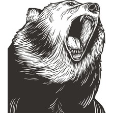 Sticker Fabrikası Ayı Sticker 00440