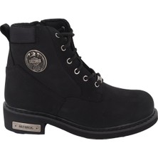 Harley Davidson Jim Siyah Nubuk  025M100128SN