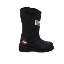 Harley Davidson Siyah Deri Kadın Bot 025G100071