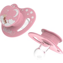 BabySoft Yuvarlak Uçlu Pembe Uyku Emziği 0 - 6 Ay