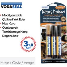 Vodaseal Suya Dayanıklı Mobilya Ahşap Rötuş Kalemi Meşe Ceviz Venge 3'lü Set