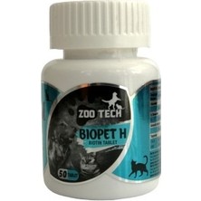 Zootech Biopet H Kedi Köpek Biotin Çinko Tablet 50 Adet