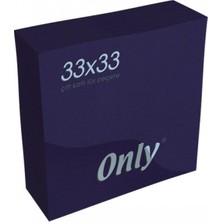 Only Garson Katlama 33 x 33 Cm. Lacivert Peçete.12 Paket . 100'LÜ