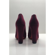 Hayy Shoes Stiletto Kalın Topuklu Ayakkabı